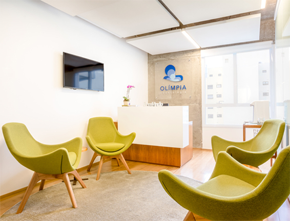 Recepção da Olímpia Odontologia